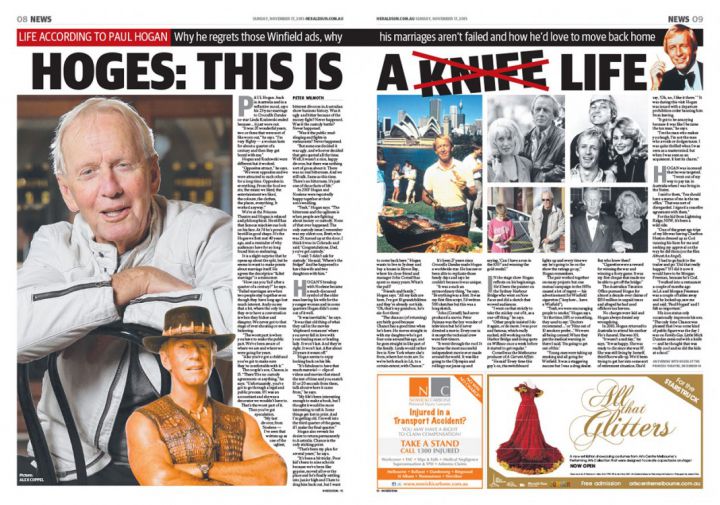 Features - Life According to Paul Hogan