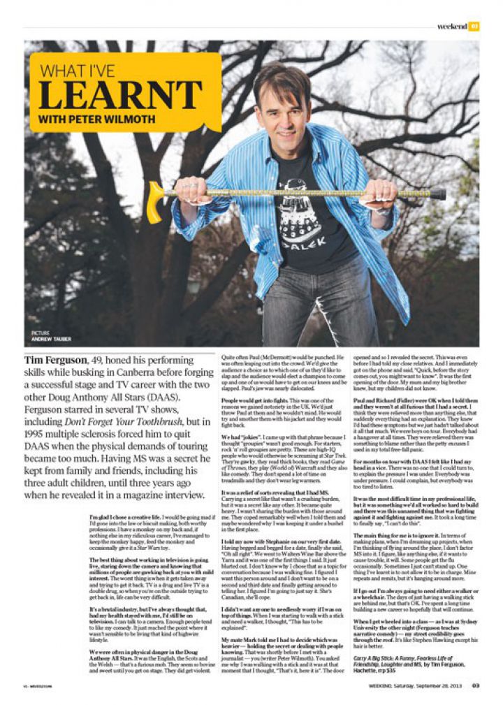 What I’ve Learnt - Tim Ferguson